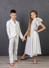 Įkelkite vaizdą į galerijos peržiūros programą, Balta suknelė mergaitei - rzstyle.lt