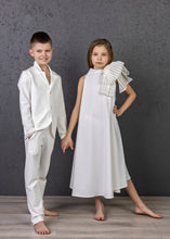 Įkelkite vaizdą į galerijos peržiūros programą, Balta suknelė mergaitei - rzstyle.lt