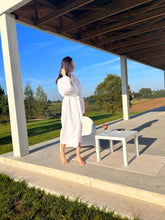 Įkelkite vaizdą į galerijos peržiūros programą, Baltas chalatas - vaflinis audinys